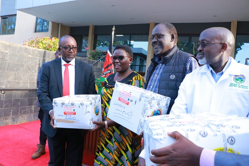 CS Hon Mithika Linturi Donates Cattle Vaccines to Meru County