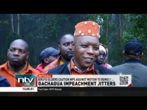 Kikuyu Representatives Led By Maina Njenga Urge Mt.Kenya Leaders To Drop Rigathi Gachagua Impeachment Motion