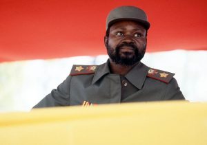 Caption: Samora Machel, first President of Mozambique, assassinated in 1986
