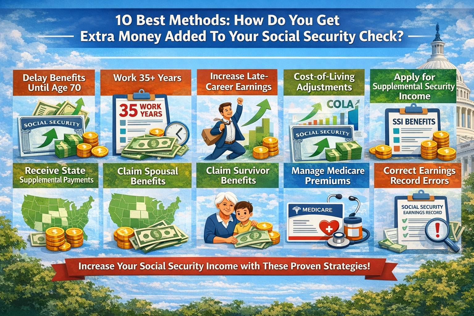 How Do You Get Extra Money Added To Your Social Security Check?